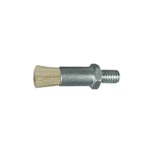Gordon Brush 1/4" D Body Horsehair Fill .033" Orifice Male Thread Flow Thru Brush 901717HH